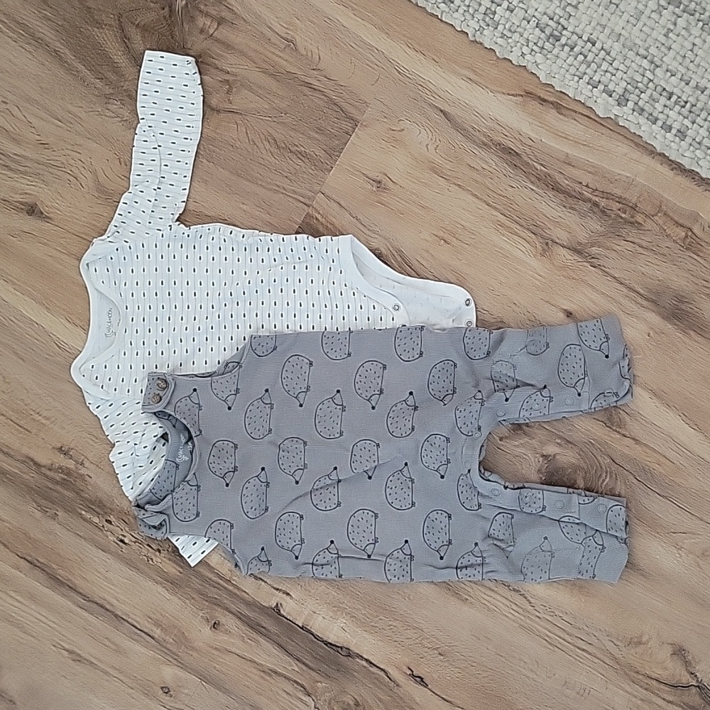 Mac & Moon overall set 12m